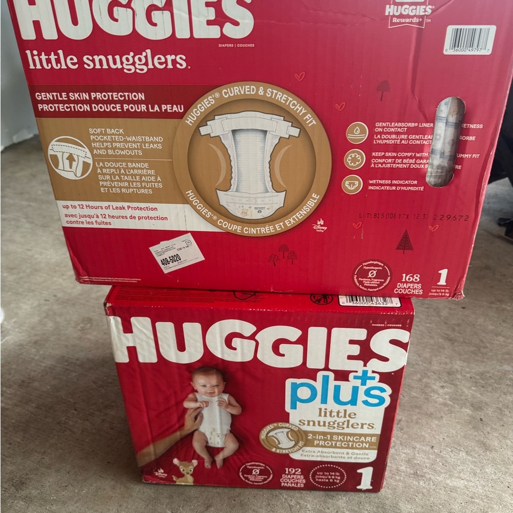 Huggies Little Snugglers Plus Diapers - Red